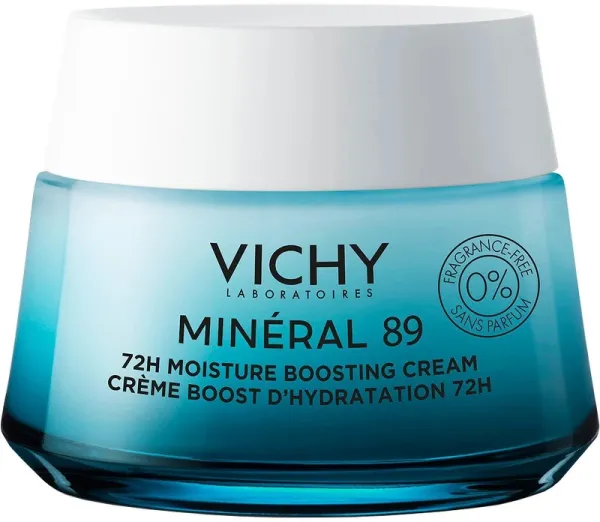 Vichy Mineral 89 72H Fuktighetsgivende Krem Parfymefri 50 ml