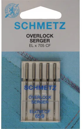 Schmetz Overlock Maskinnåler ELx705 CF Str. 80-90 - 5 stk