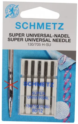 Schmetz Symaskinnåler Super Universal Str. 80 - 5 stk